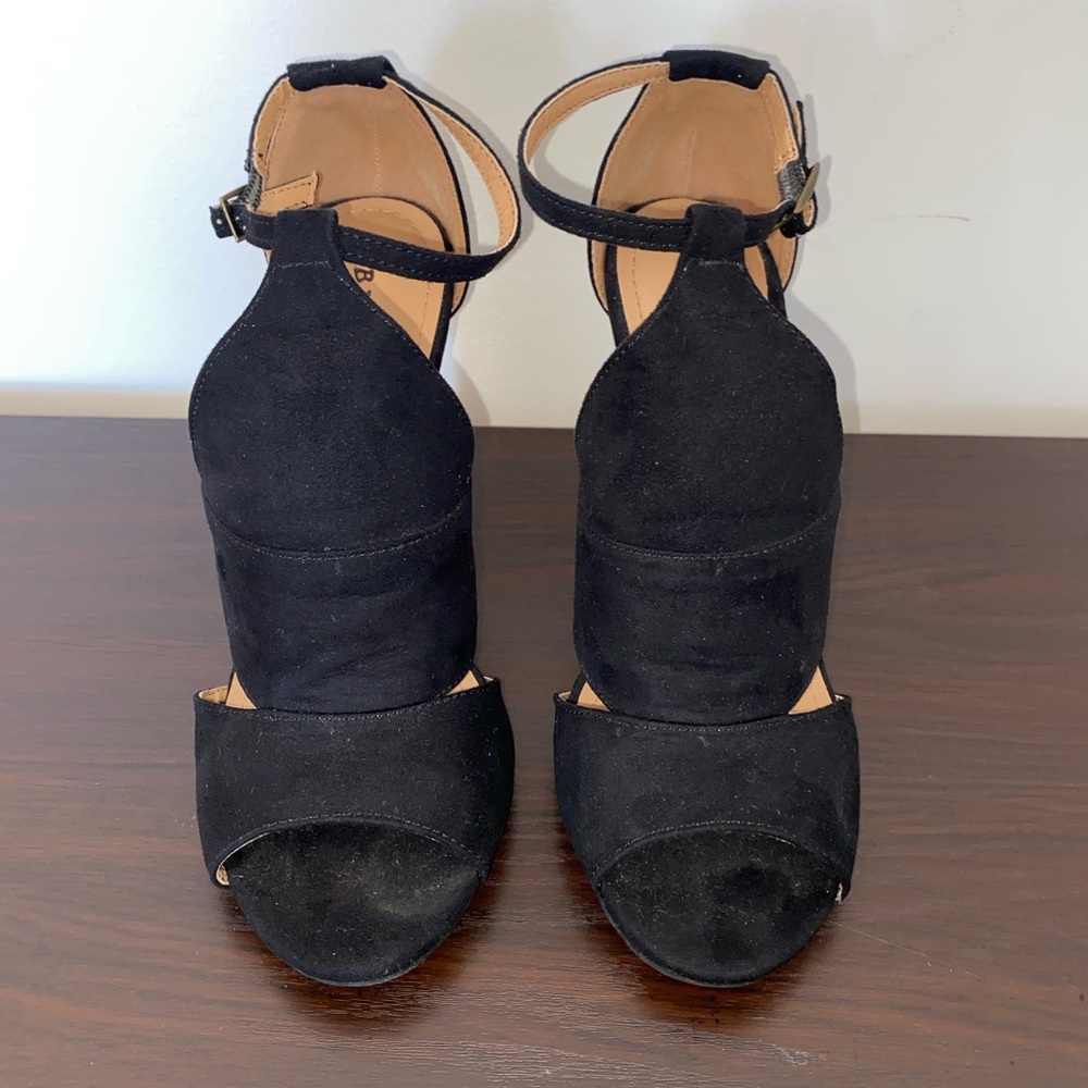 BAMBOO BLACK HEELS